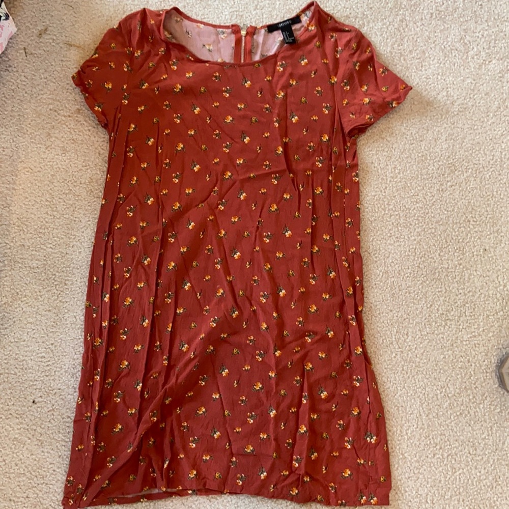 floral mini dress